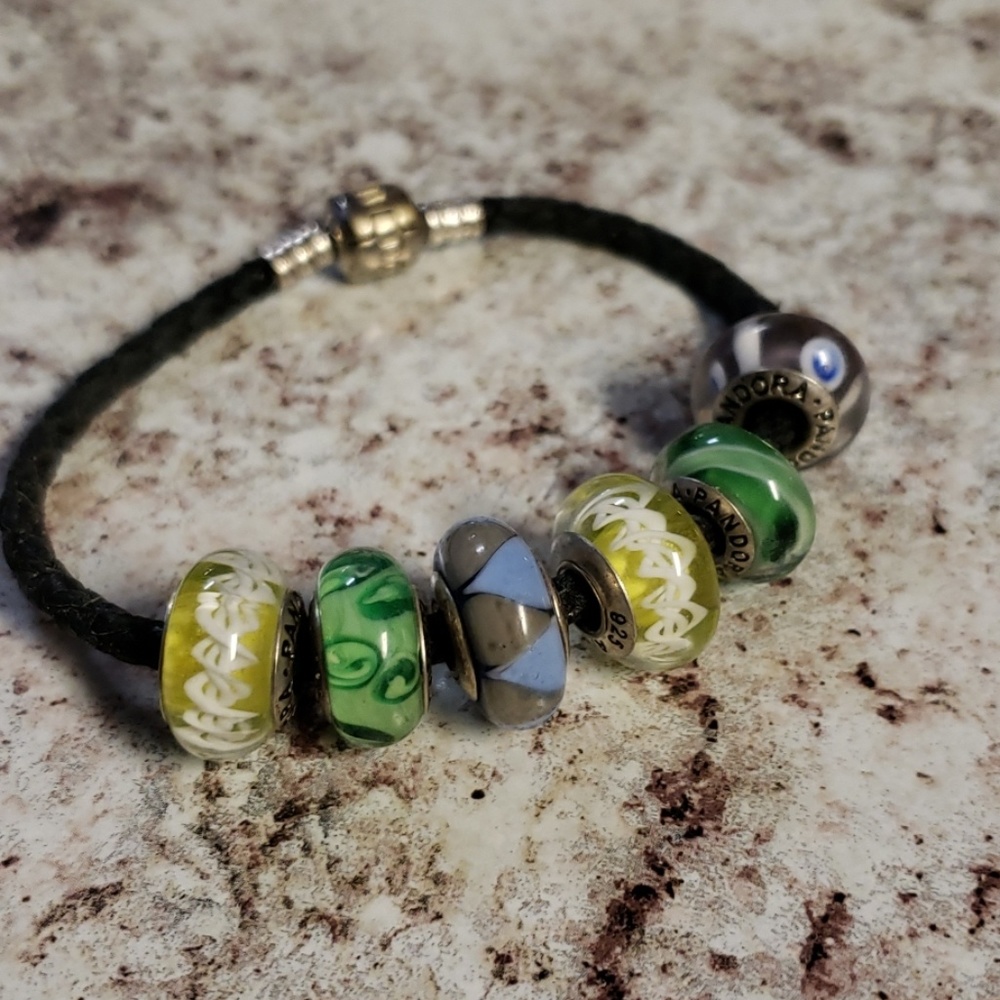 Pandora Bracelet with 6 Charms